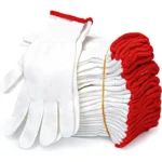 12 Pairs，Knitted Cotton Work Gloves, Lightweight Safety Glove,Elastic Work Gloves, - Image 6