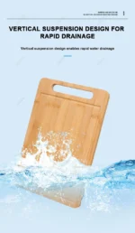 Wooden Chopping Boards Cutting Serving Board Double-sided Available Wooden Thick Boards for Chopping Charcuterie Serving Boards - Image 23