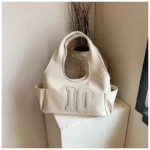 2024 New Women's Tote Bags Trendy Versatile Commuting Large Capacity One Shoulder Bag Summer Casual Solid Color Female Handbags - Image 57