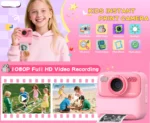 Children Digital Camera Photography Instant Camera 1080P HD Dual Lens Kids Video Recorder Toys for Girls Boys Best Birthday Gift - Image 12
