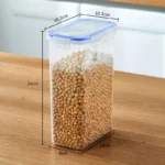 Food Storage Containers with Lids Stackable Treat Box Containers for Kitchen Pantry Organization Containers for Rice Dispenser - Image 7