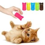 1 Pc Random Color Catnip Cat Toys Pillow Interactive Cat Toy Catnip Pet Supplies Pillow Thumb Teeth Grinding Bite Mint Cat Toy - Image 6
