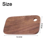 Wooden Cutting Board Kitchen Chopping Boards Double-sided Available Thick Wooden Boards For Camping Picnic BBQ Food Cutting - Image 8