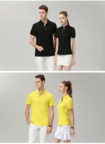 Polo shirt custom printed LOGO pattern lapel 2023 summer business leisure multi-style breathable company group diy embroidery - Image 22