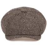 Retro Newsboy Caps Men British Painters Hats Autumn Winter Berets Herringbone Flat Cap Hip Hop Berets - Image 5