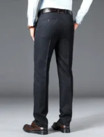 New Business Casual Suit Pants Men Solid High Waist Straight Office Formal Trousers Mens Classic Style Suit Long Pants Plus Size - Image 10