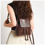 Backpack for Women Fashion Retro Brown Women Shoulder Bags Cute Backpacks Back To School Bags Designer Bags Mochilas De Hombre - Image 12