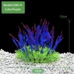 Artificial Underwater Plastic Plants Aquarium Fish Tank Aquatic Fake Shrub Green Weeds Water Grass Viewing Simulation Decoration - Image 8