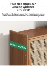 Shoe cabinet, shoe rack  household, simple indoor storage artifact, space-saving entry, and dust-proof dormitory. - Image 16