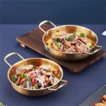 Stainless Steel Cookware Set - Multi-Purpose Saucepan, Paella & Skillet for Home Cooking, Picnic & Seafood - Image 3