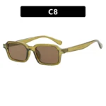 Women's Square Sunglasses 2024 New Sunglasses Fashion Sunglasses Street Photography Sunglasses Trendy Fashion - Image 12