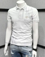 Polo Men's T-shirt Slim Fit Clothes Streetwear Top Embroidery Print With Collar Man Tee Shirts Graphic White Vintage Hot S - Image 22