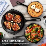 Cast Iron Frying Pan,14/16/20cm Non-stick Skillet Kitchen Fry Pot Breakfast Pan Omelette Pancake Pot Induction Cooking Cookware - Image 5