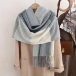 Elegant winter scarves - shawl scarves, soft windproof and breathable large scarves, thickened scarves for couples - Image 16