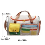 Travel Bag, Duffel Bag Cosmetics Bag, Professional Fitness Bag, Yoga Swimming Training Backpack, Satchel Shoulder Crossbody Tote Bag, Suitable for Men and Women - Image 5