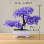 Artificial Tree Bonsai Simulation Plants Pot Plants for Garden Table Home Room Bedroom Decoration Outdoor Fake Plant Ornaments - Image 3