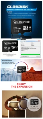Cloudisk Micro SD Memory Card U3 128GB 64GB 32GB 256GB V30 C10 16GB 8GB 4GB 2GB 1GB A1 Microsd Cards For Phone Tablet - Image 21