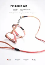 Cats Pet Products Kitten Accessories Harness Pets Goods Collar Harness Leash Things Breast-band Supplies Kittens For Cat Home - Image 9