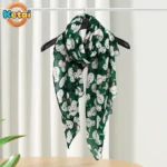 Christmas Style Cartoon Printed Scarves, Women's Seasonal Scarves, Scarves, Large Shawls, Multi-color Fashionable Scarves - Image 13