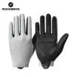 ROCKBROS Spring Summer Cycling Gloves Lightweight Breathable Full Finger Gloves Shock Absorption SBR Pad Anti-slip Sports Gloves - Image 9