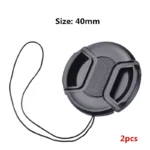 Camera Lens Cap High-quality 40.5mm 49mm 52mm 55mm 58mm 62mm 67mm 72mm 77mm 82mm Snap on Front Lens Cap for Camera - Image 18