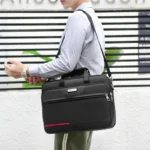 Oxford Cloth Laptop Bags Men Large Capacity Briefcase Business Travel Shoulder Pouch - Image 3