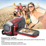 4K 48MP Ultra HD Digital Camcorder 2.7in 180° Rotatable Screen 16X Digital Zoom Video Camera for Vlogging Travel with USB Cable - Image 4