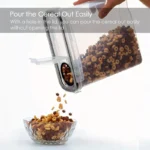 Food Storage Containers with Lids Stackable Treat Box Containers for Kitchen Pantry Organization Containers for Rice Dispenser - Image 10