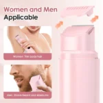 Electric Shaver for Women Waterproof Wet & Dry Hair Razors 2 in 1 Double Head Portable Bikini Hair Trimmer Detachable Head Shave - Image 10