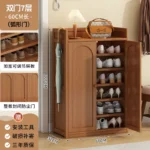Shoe Rack  Door Small Narrow Multi-layer Simple Shoe Cabinet 2025 New E****mical Space-saving Storage Artifact - Image 10