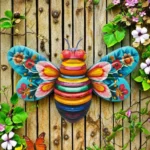 Wall Hanging Art  3D Sculpture Wall Art  Sculpture Ornament for Living Room Garden Bedroom