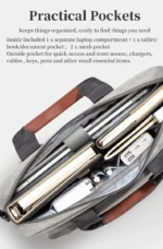 Laptop Bag for Men Business Briefcase Shoulder Handbag for Macbook HP Dell Lenovo Asus Surface Acer Huawei Notebook 14 15.6 inch - Image 11