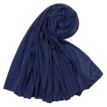 Women Big Size Cotton Jersey Hijabs Scarf Islamic Turban Shawls Trendy Muslim Hijab Solid Plain Cotton Scarves Headscarf - Image 18