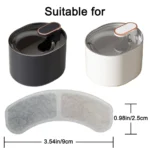 Cat Water Fountain Filters Pet Water Dispenser Filter Cartridge Cat Dog Feeding & Watering Supplies Filters Accessories - Image 2