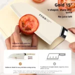 High-Quality Kitchen Knives Set | Professional Chef's Knives for Household Cutting | Durable and Sharp Cooking Knives - Image 3