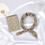 Floral Polka Dot Square Scarf Cotton Scarves Headband Headscarf Decoration Women Flower Kerchief Neckerchief Head Wrap Bandanas - Image 5