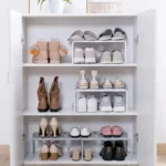 ABS Shoe Rack Extensible Shoe Hanger Storage Space Saving Shelf Telescopic Storage Rack Household Kitchen Cabinet Organizer - Image 12