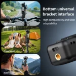 4K HD Vlogging Camera 180 Degree Rotation Lens Mini DV Video Recorder for Cycling Travel Sport and Outdoor Activities - Image 20