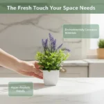 Artificial Plants With Lifelike Foliage And No Maintenance Perfect For Home Office Bathroom Desktop Shelf Decor Indoor Plant - Image 20