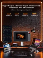 GMKtec Mini PC K12 Nucbox AMD Ryzen™ 7 H 255 WiFi 6 BT 5.2 Dual 2.5G LAN OCulink Desktop Computer - Image 5