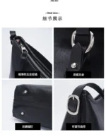 Tote Bag Full-Grain Vegetable-Tanned Leather Large Capacity Shoulder Crossbody Bag Elegant Work commute Stylish - Image 30