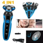 Electric Shaver for Men's Rechargeable Waterproof Electric Razor Beard Trimmer Wet-Dry Dual Use Shaving Machine Facial Epilato - Image 4