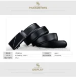 men automatic men's belts wide belts leather belt direct supply black belts genuine leather belts luxury brand - Image 18