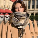 Scarf Ladies Fall And Winter Thickens Warm Neck Scarves Fashion Scarves Cloth Fanta And Fringed Blankets Men's Winter Shawls