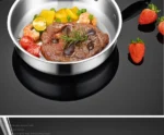 16cm/20cm Frying Pan Stainless Steel Frying Pan Non Coated Flat Bottom Household Cooking Steak Omelet Pan General - Image 14