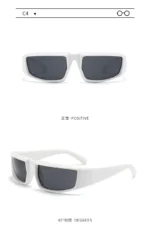 Future Science Technology Sense Sunglasses Men Women Concave Shape Sun Glasses Cool Punk Style Pair Summer Sports T206 - Image 28