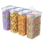 Food Storage Containers with Lids Stackable Treat Box Containers for Kitchen Pantry Organization Containers for Rice Dispenser - Image 20