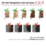 Electric Hair Straightener Brush, Durable Straightening Comb, Multi-use Styling Tool for Home & Salon Hairdressing Use. - Image 5