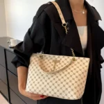 New Presbyopia Handbag Texture Soft Leather Large Capacity Tote Women Bag With Hanging Accessories Shoulder Bag - Image 13