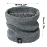 Fashion Women Knitted Scarf Solid Cashmer Like Winter Snood Scarves Lady Warm Thick Unisex Men Neck Scarfs Ring - Image 6